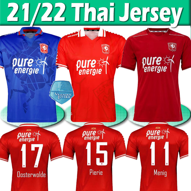 

2021 2022 Twente soccer jersey 21/22 Home Away Danilo Menig Cerny Selahi Julio Pleguezuelo Men Adult kits kids kit football shirts Uniforms