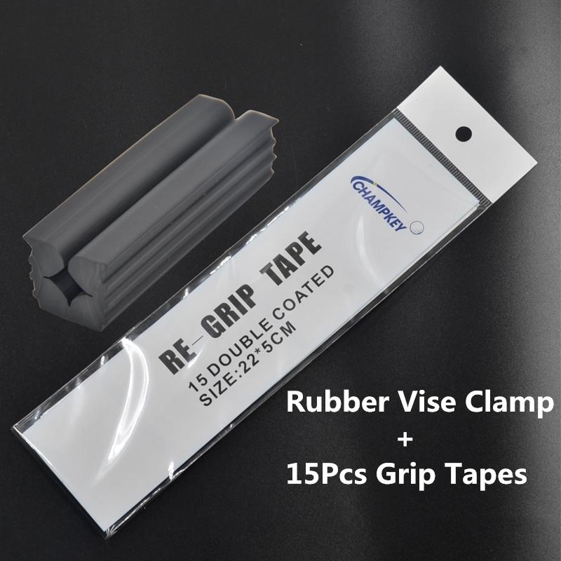 

Club Grips Rubber Vise Clamp + 13PCS Golf Tape Tool Re-gripping Re-Shaft/Head Extractor Repair Vice