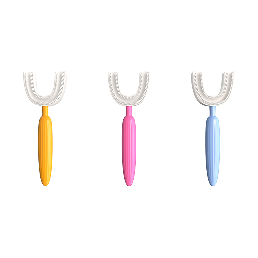 

toothbrush Children U deep cleaning tool baby family mouth with manual comfort Straight handle yellow blue pink optional