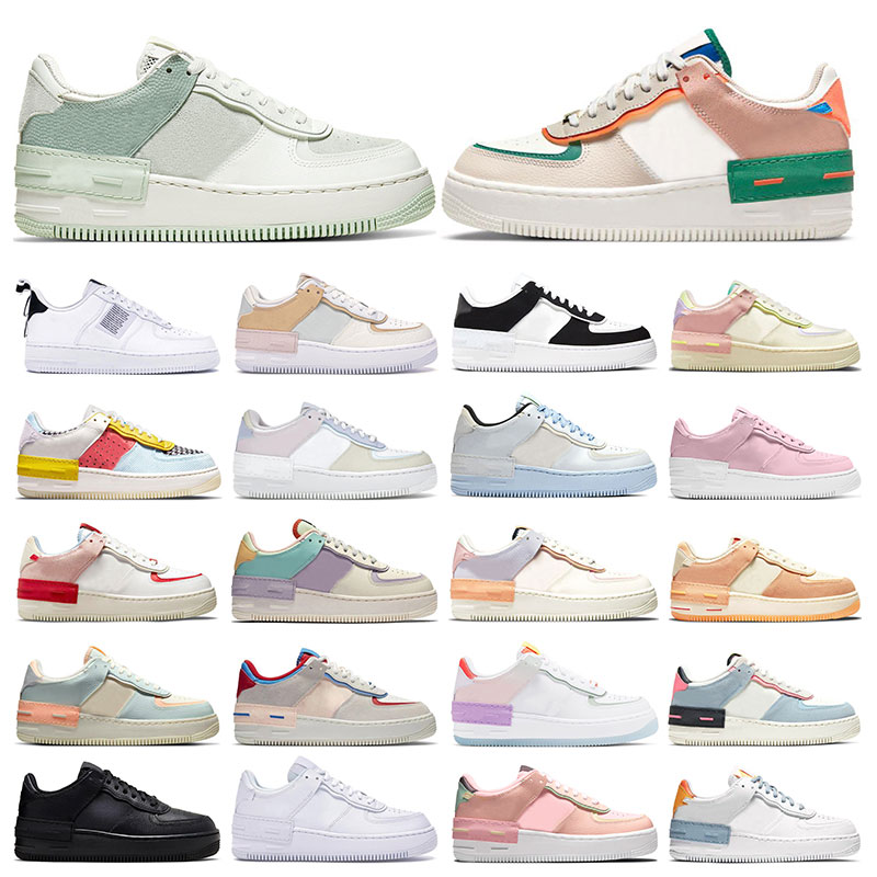 

women platform shoes shadow Pistachio Frost Spruce Aura Pale Ivory Glacier Blue Classic Triple White Black Aurora Pink Glaze Orange Chalk sneakers mens trainers