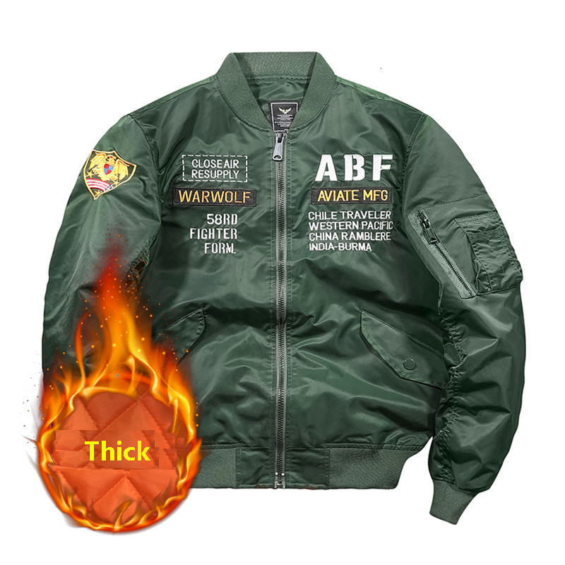 

2021 New Pilot Us Air Force Top Gun Army Clothes Brands Winter Usn Ma1 Usmc Embroidery Bomber Jacket Men 4xl 23o1, Black b