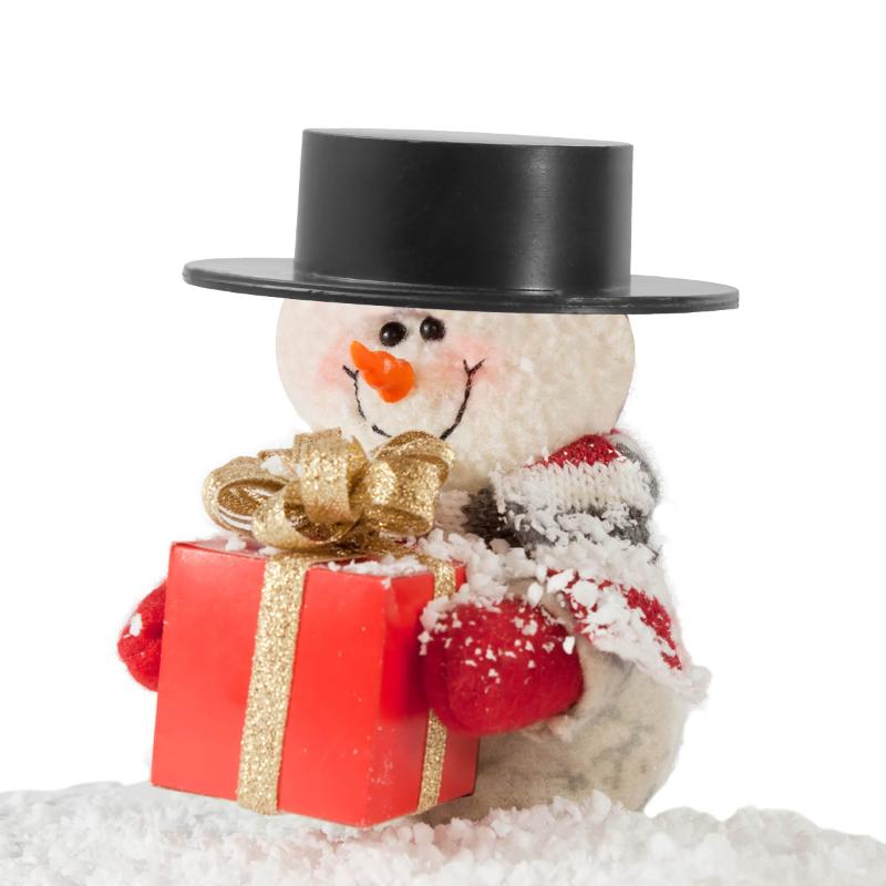 

Christmas Decorations 320pcs DIY Snowman Material Set Nose Black Buttons Hats