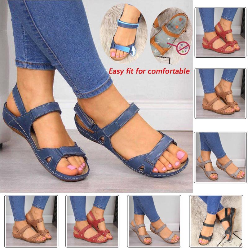 

2021 Women's Ladies Wedges Causal Shoes Beach Sandals Women Shoes Sandals Ladies Platform Summer Chaussures Femme, Blue