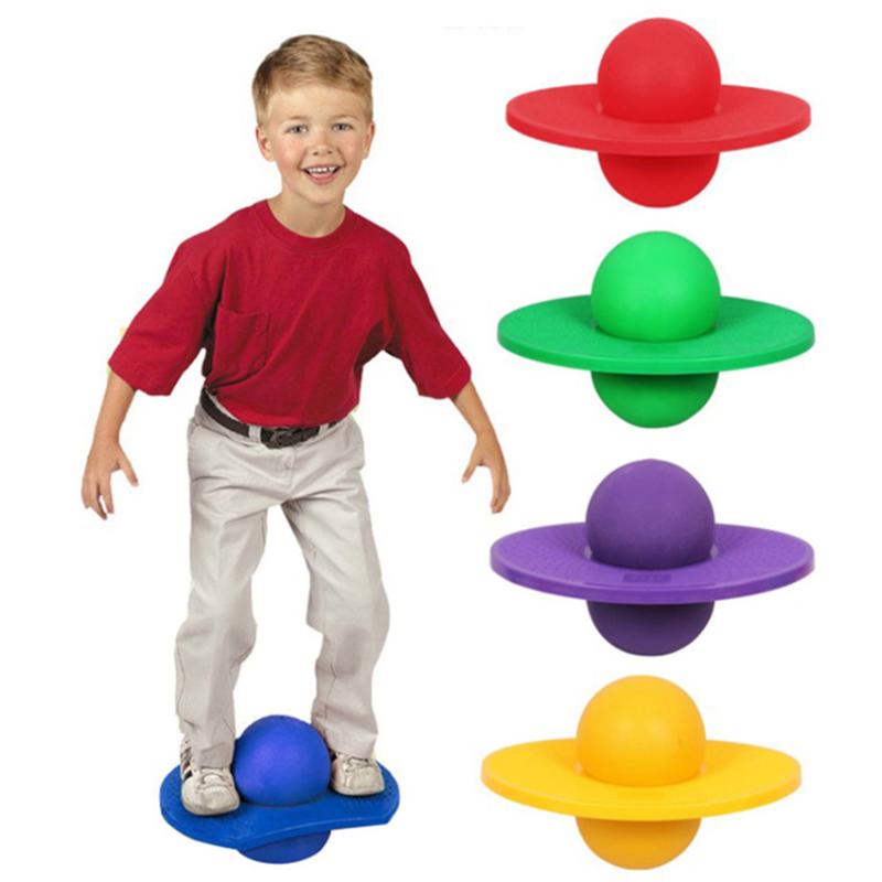 

Furniture Accessories High Bounce Space Balance Jump Board Ball Inflatable Toy Yoga Rock Hopper Pogo Jumping Exercise Fitness