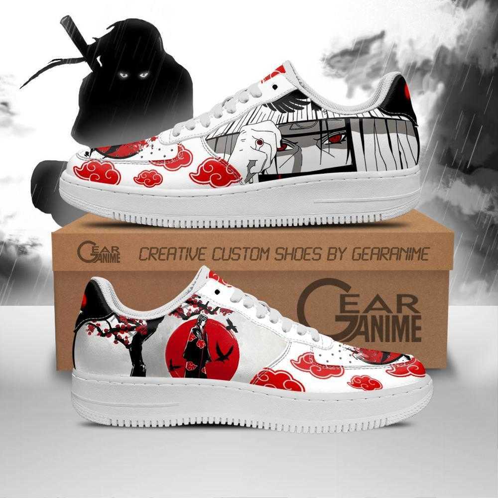

DIY Anime Shoes Itachi Akatsuki Sneakers Naruto Custom Casual Running Sport Walking Lightweight Tennis Shoes, Others