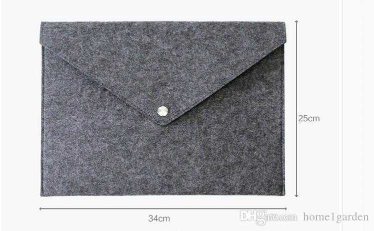 File Folder Felt Holder Documents Envelope Luxury Office Durable Briefcase Document Bag Paper Portfolio Case Letter Envelope A4 Folders