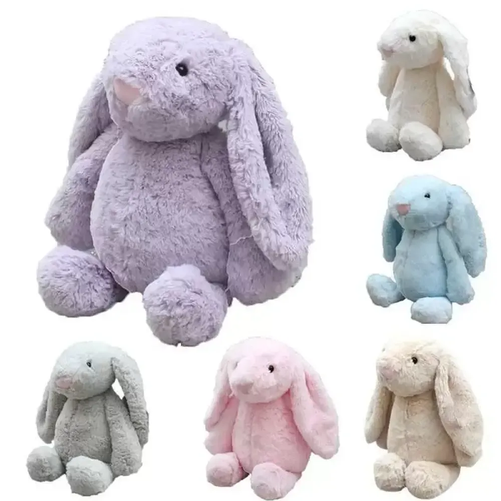 

DHL Easter Bunny 12inch 30cm Plush Filled Toy Creative Doll Soft Long Ear Rabbit Animal Kids Baby Valentines Day Birthday Gift FY748 EE