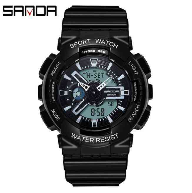 

Fashion Sport Electronic Quartz Wristwatch Digital Alarm Watches Men S Shock Resistant sports Watch Women 30m Waterproof Y1029, M2006w