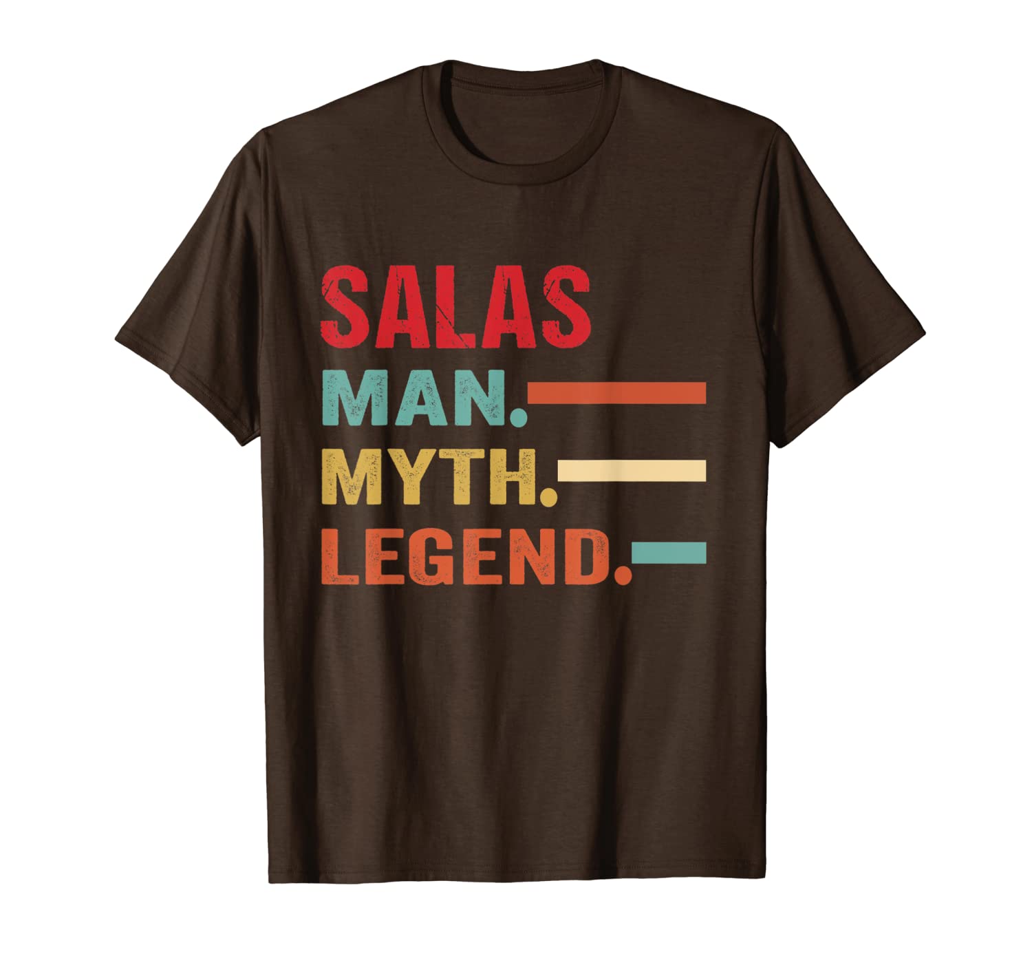 

mens salas man myth legend vintage first name tee t-shirt, White;black