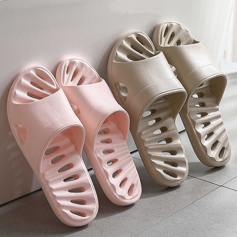

Summer Home Slippers Wholesale Women's Soft Bottom Non-slip Bathroom Leaking Quick dry Slippers Lollow Home Slipper Dropshipping H0827, Light pink