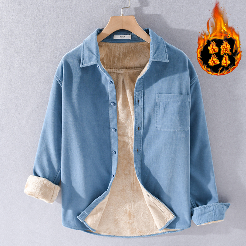 

2021 Autumn and Winter 100% Cotton Veet Brand Hot Man's Casual Shirt Shirts in Solid Men's Fashion Thickening M3va, Dark gray.