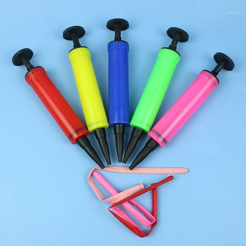 

Party Decoration 1pcs Balls Pump Inflator Balloon Plastic Mini Hand Held Ball Air Portable Useful Foil