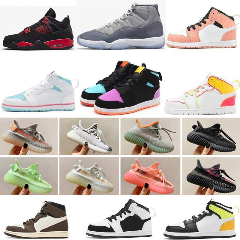 

Children Basketball Shoes 11s Red Thunder Cool Grey Candy Multicolor Og Obsian Edge Glow UNC Light Pink for Boy Girl Toddler Chaussure Pour Enfant Kids Sports Sneaker, Packing;not sold separately