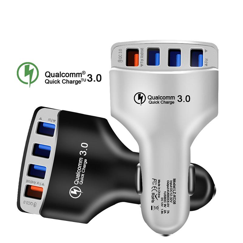 

Multi Car Charger Adapter Usb Car Chargers 4 Port For samsung charging cable adapters