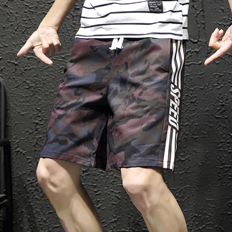 

2021 Summer Brand New Men Shorts Plussize Stretch Sweatpants High Street Homme Casual Five Points Trousers Camouflage Ropa 0ir9, See chart