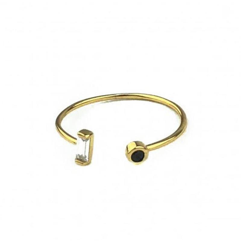 

Wedding Rings 2021 Simple Style 925 Sterling Silver Beautiful Zircon Ring Gold Color For Women Trendy Daily Wear Jewelry Gift A30