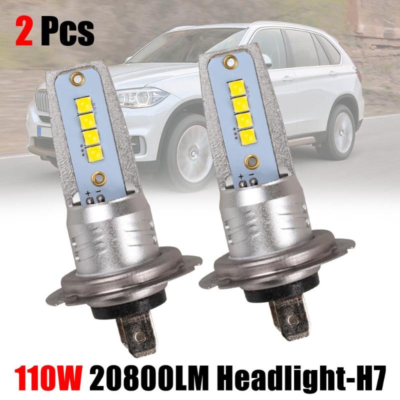 

Car Headlights 2pcs H7 Led Headlight Conversion Set Cob Bulb 110w / 10000lm White Low 6000k 55w High Quality