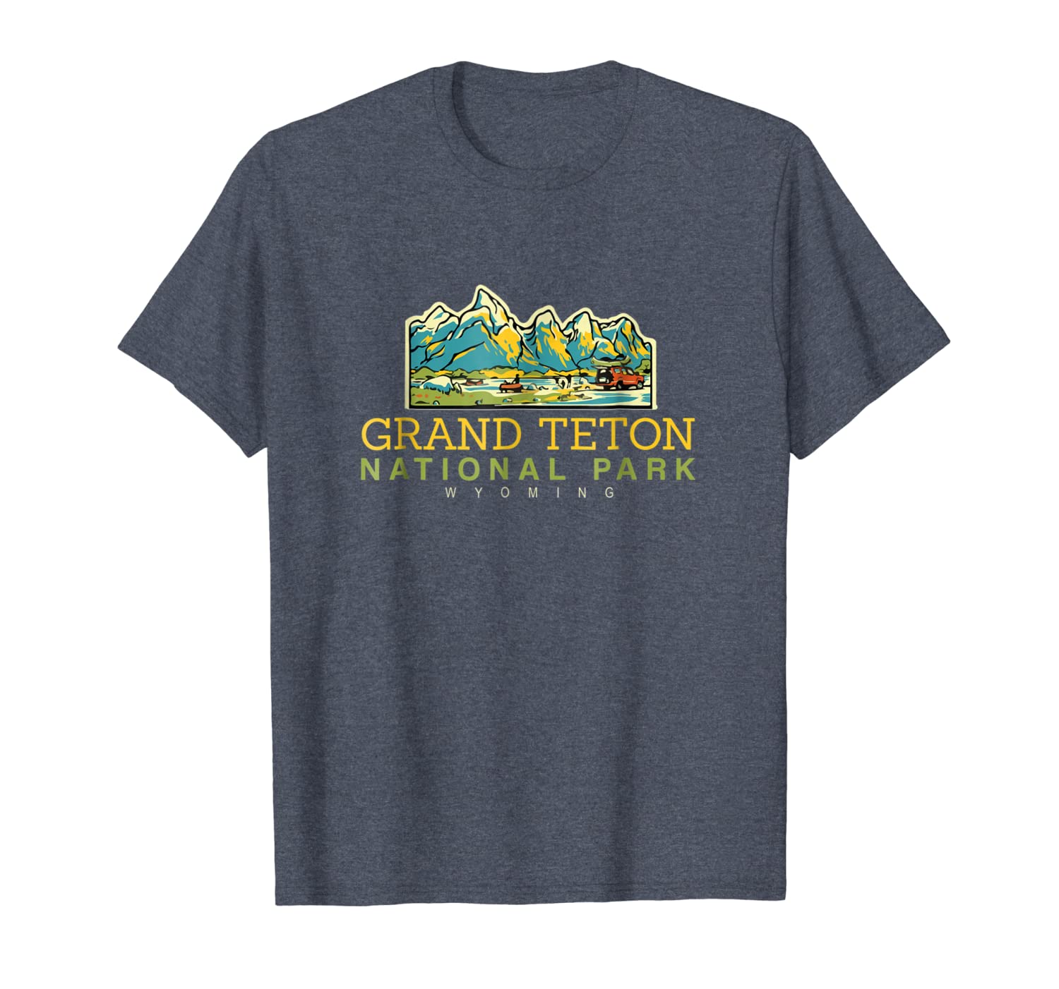 

grand teton national park mountains t shirt, White;black