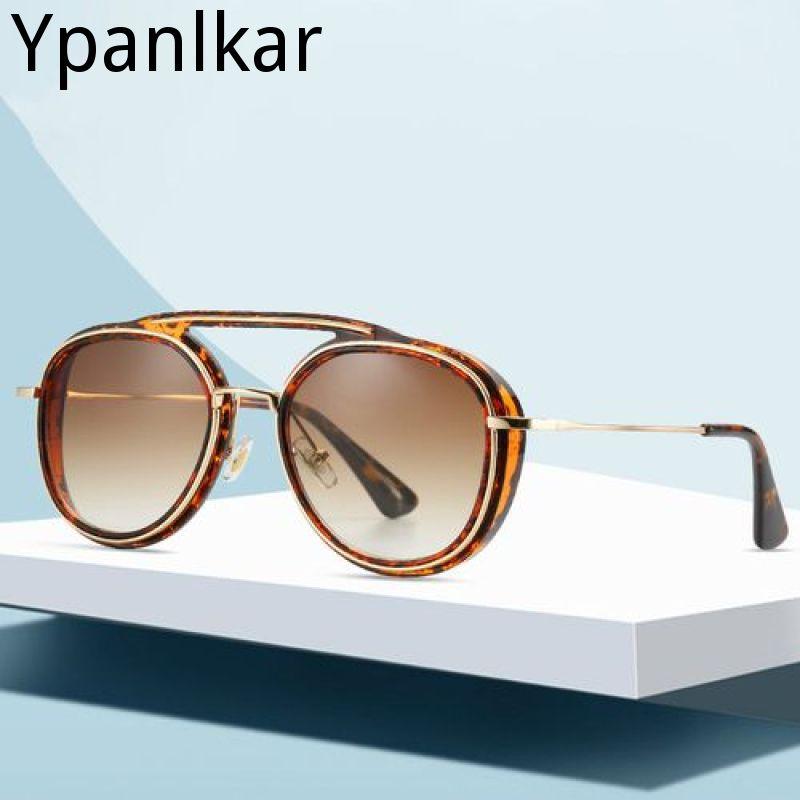 

Sunglasses Luxury Round Retro Metal Frame Men Women Fashion UV400 Glasses