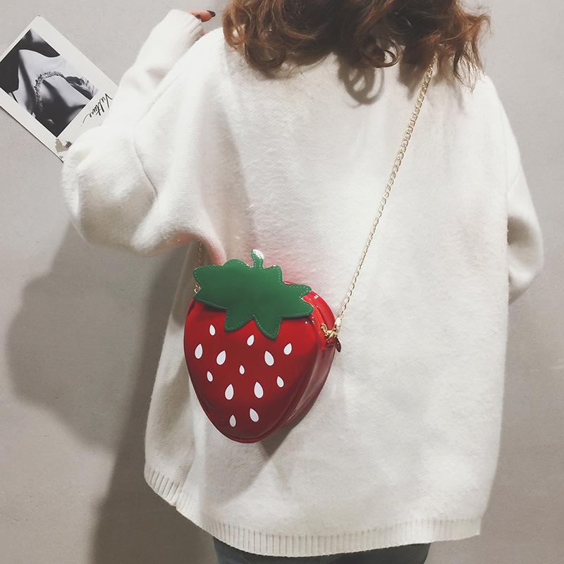 

Strawberry slung shoulder bag