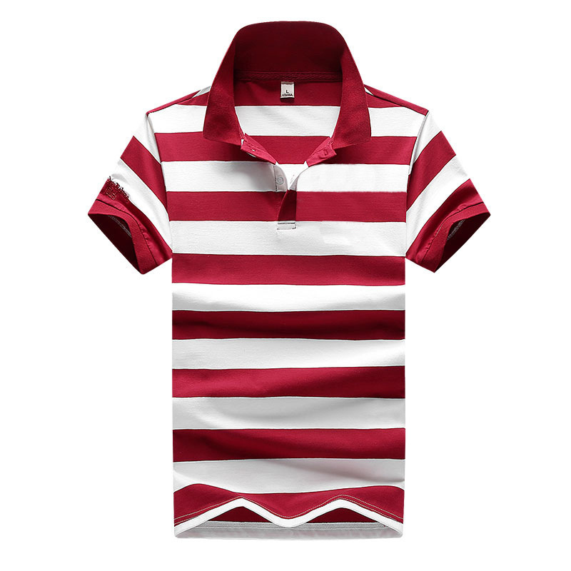 

New Men's Classic Striped Polo Shirt Cotton Short Sleeve 2021 Summer Plus Oversize M-xxxxl 8evb, T817 3