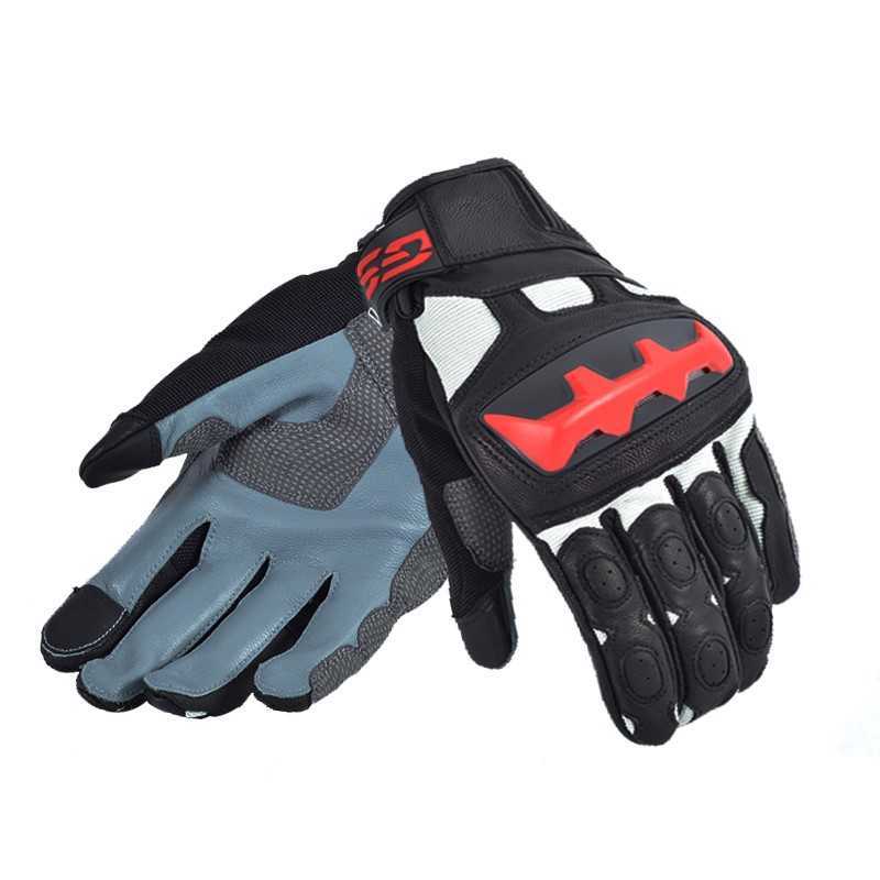

New Motorcycle GS Gloves For BMW Motorsports Men's Leather Glove H1022, Black