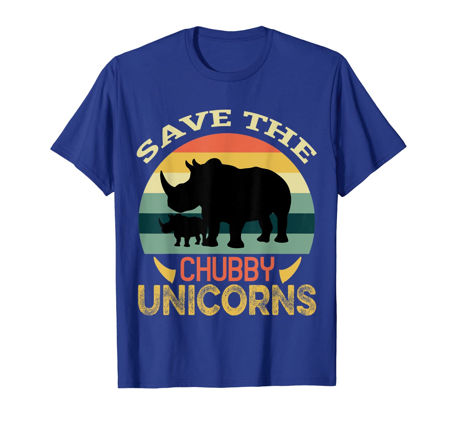 

save the chubby unicorns vintage retro t-shirt, White;black