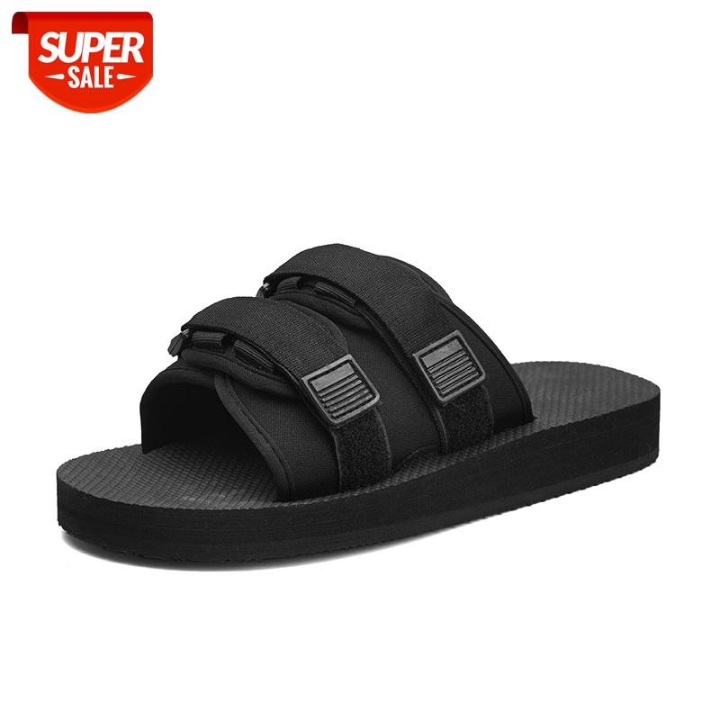 

Slippers Men's Slippers Beach Sandals Unisex Shoes Summer Women Casual Shoes #Yx9H, Black
