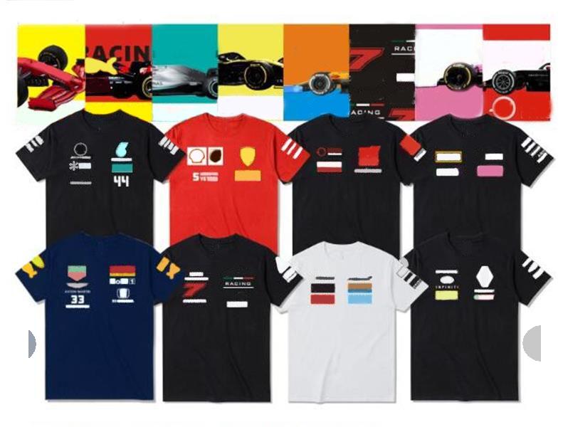 

F1 2021 summer round neck short-sleeved T-shirt motorcycle racing quick-drying top can be customized