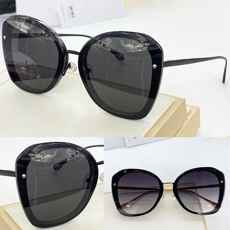 

4375 New Fashion Sunglasses With UV Protection for Women Vintage Invisible frame popular Top Quality Come With Case classic sunglasses, White;black