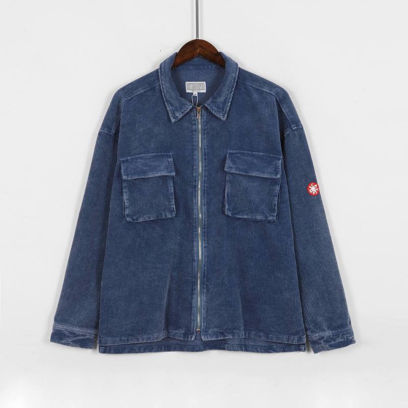 

2021 New C. e Corduroy Zip Men Women Cav Empt Coat High Quality Streetwear Loose Ce Jacket F2qq, Blue1