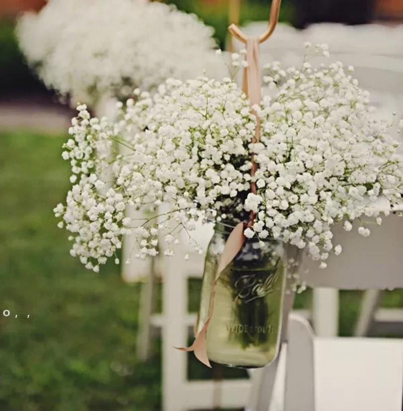 

White Babys Breath Artificial Flowers Gypsophila Plastic Flowers For Home Decorative DIY Wed Party Decoration Fake Flower RRB13101