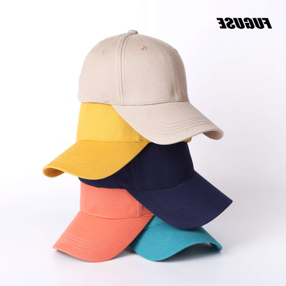 

Good version Korean hardtop solid baseball cap for men and women, Blue;gray