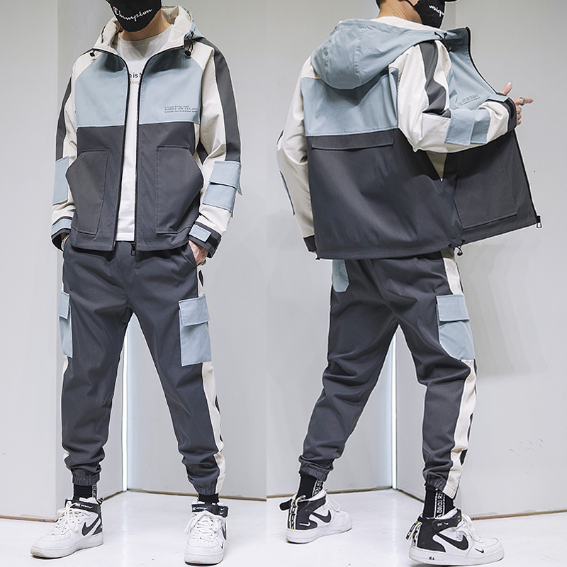 

2021 New Causal Sets Camo Jacket+pants 2pc Tracksuit Men Sportwear Hoodies Sweatshirt &pant Suit Hip Hop Streetwear Mens Clothing S4w5 Fq6a, Pink