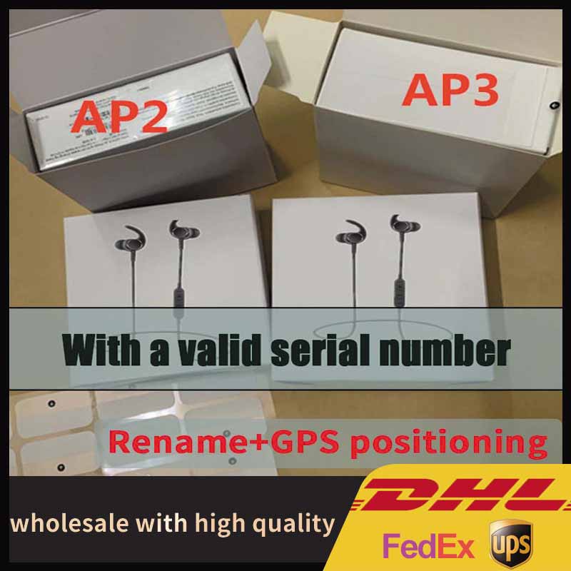 

Air pro H1 chip Renamed headset AP2 Ap3 Generation pro Wireless Charging Bluetooth Earphones GPS Positioning With Valid serial number 2nd