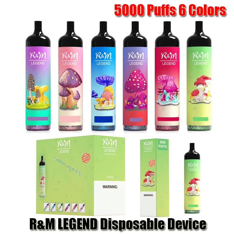 

R&M LEGEND Disposable E Cigarettes Device Cartoon Design Kit 5000 Puffs 12ml Prefilled Pod Cartridge Vape Pen VS Bar Plus XXL