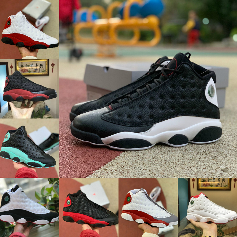 

2021 New 13 13s Designers Men Basketball Shoes Red Flint Hyper Royal Lucky Green Reverse He Got Game Playground Mens Trainer Sneakers US7-12