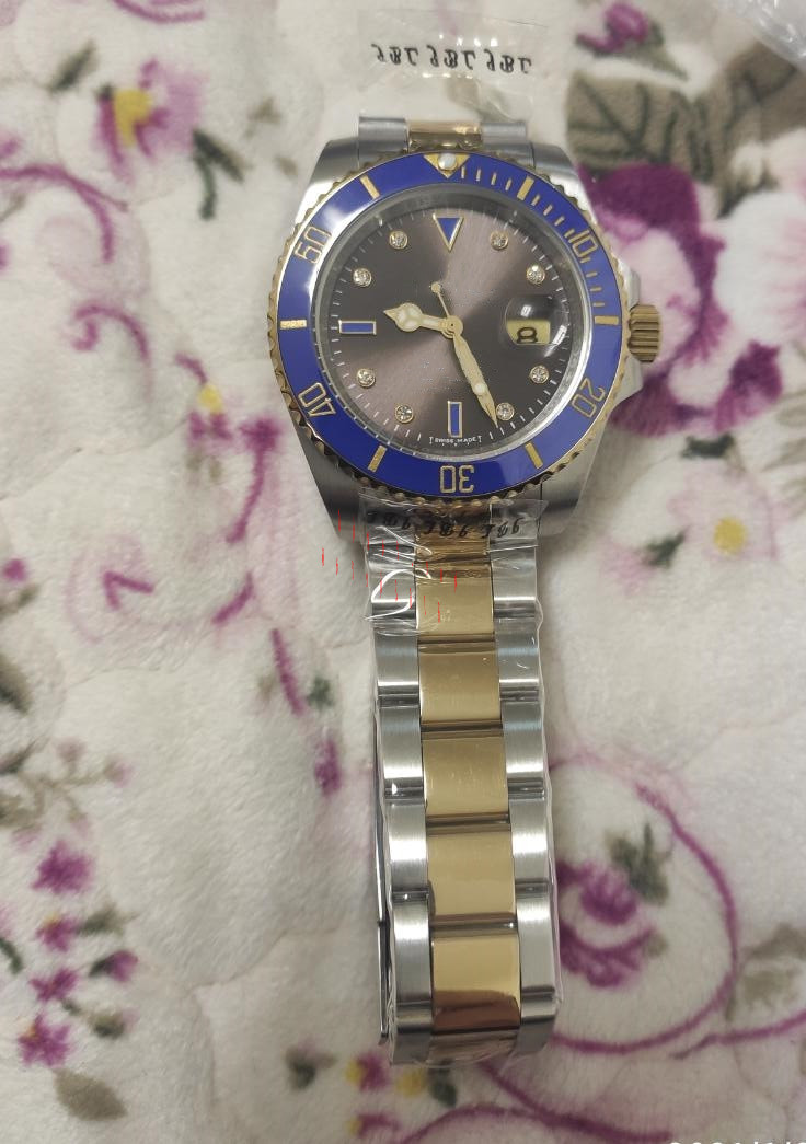 

Luxury Mens Watches 40mm 116610 116613 116618 Ceramic Bezel Sapphire Glass Glidelock Clasp Mechanical Steel Bracelet Waterproof Luminous Watch