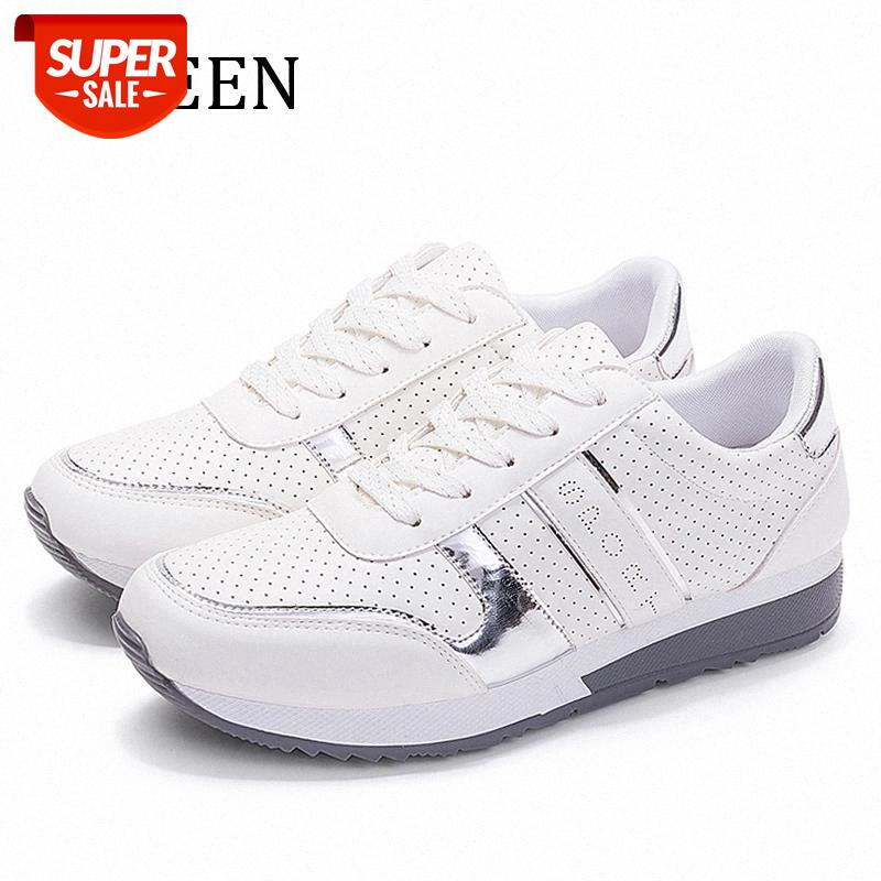 

YWEEN Casual Women Shoes Spring Autumn Women Flat Shoes New College Wind Wild Tie White Nonslip Sneaker #Uk0H