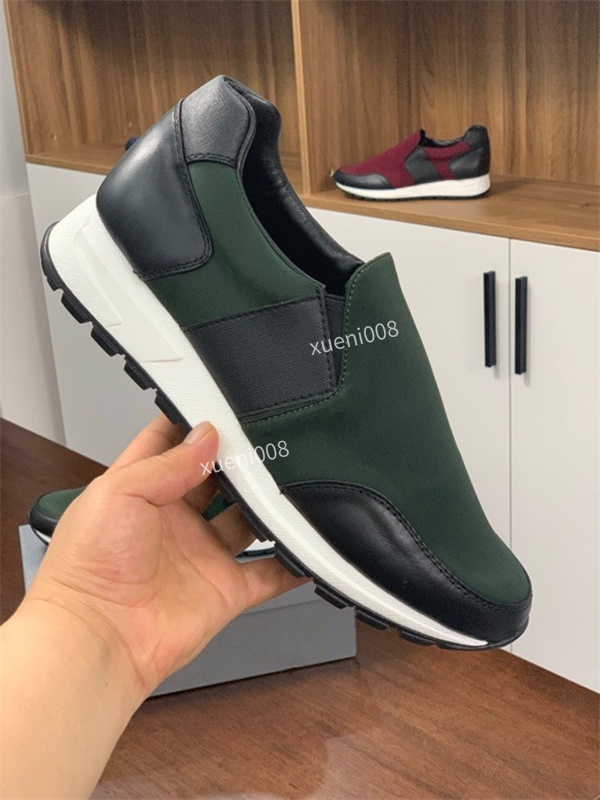 

2021 Casual Shoes Men Women Canvas Calfskin 39-46 Sneakers White Technical Knit Retro Patchwork Trainers Platform High Quality xg210703, Choose the color