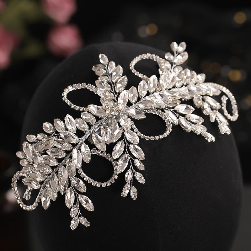 

Hair Clips & Barrettes Women Headband Fashion Beautiful Bands Wide Hoop Accessories For Girls LB, Golden;silver