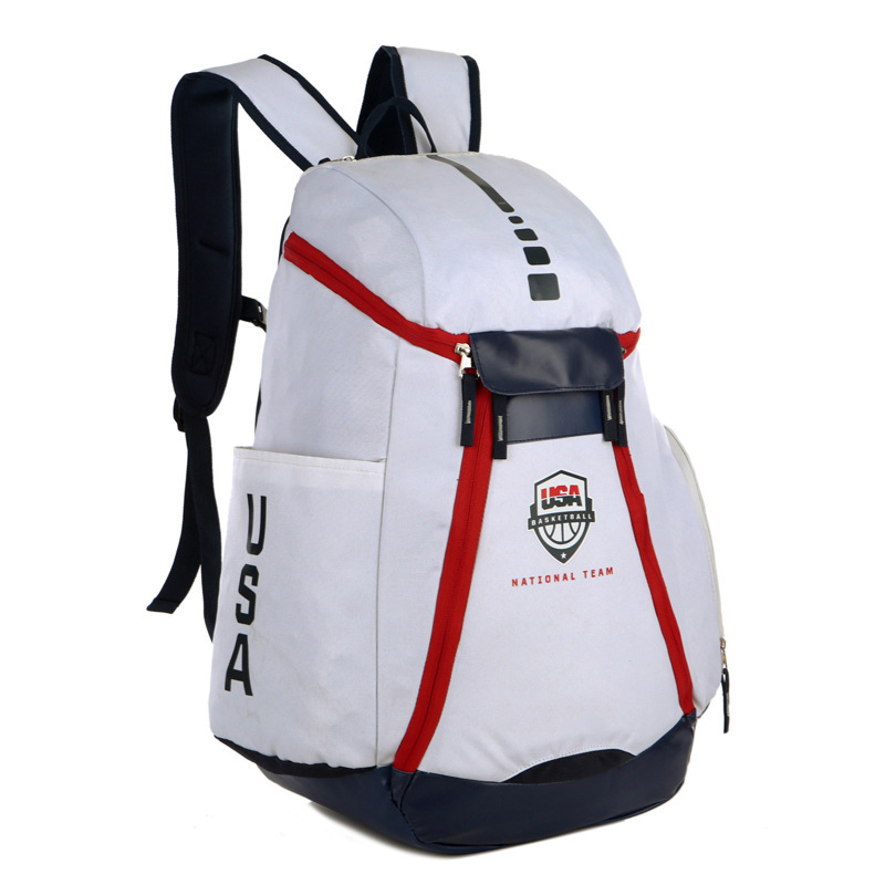 

Large Capacity Multi-functional Backpack Outdoor Travel Team Usa Elite Bag, White