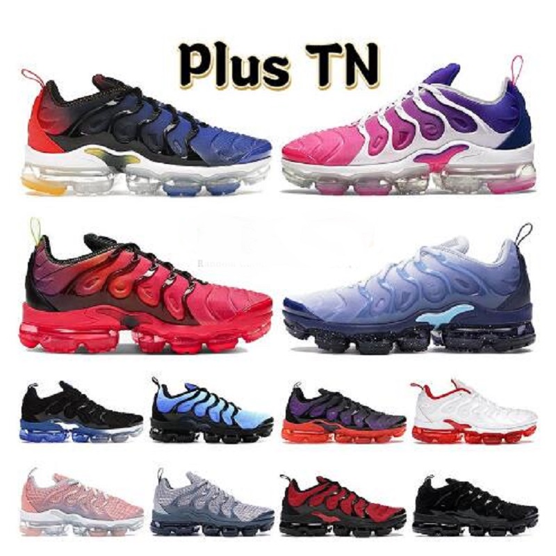 

Plus Tn Mens Running Shoes Triple Black White Wolf Grey Hyper Royal Dream Blue Pink Purple Women Designer Sneakers Trainer, # 10