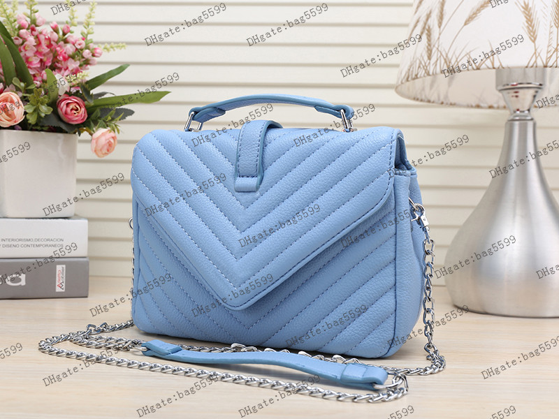 

Fashion Woman Bag Highest Quality Luxury Classic Purse Handbag V Pattern Leather Handbags Female Shoulder Bags Clutch Tote Messenger Purses, Box