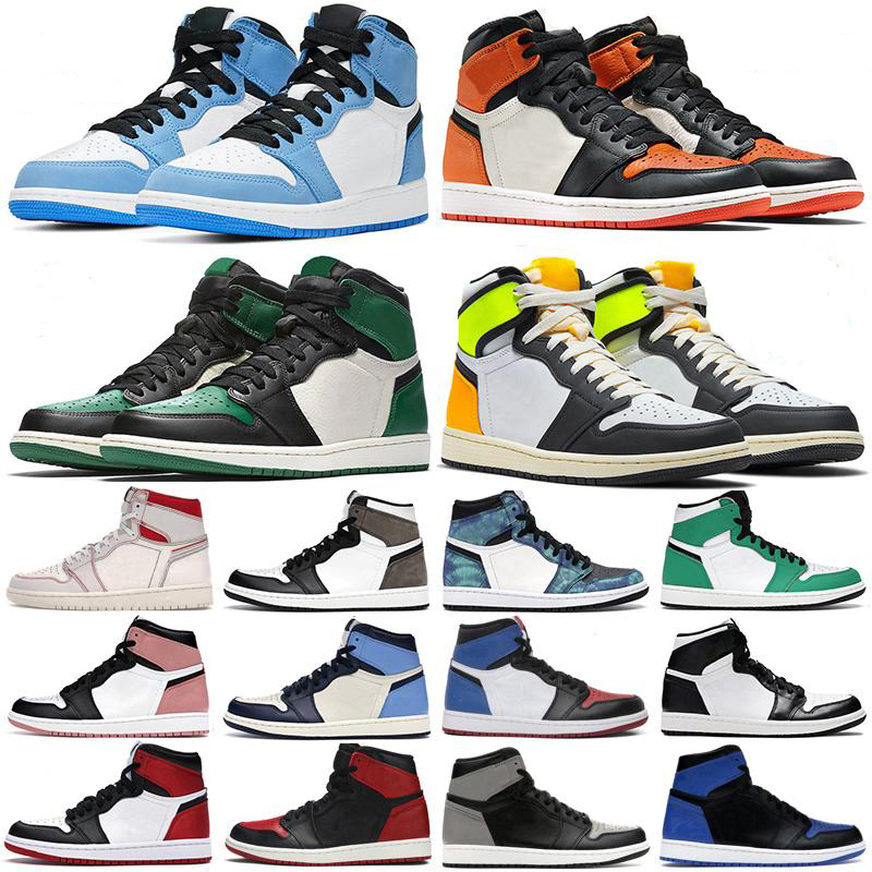 Jumpman 1 Basketball Shoes Athletics Sneakers Running Shoe For Women Sports Torch Hare Game Royal Pine Green Court