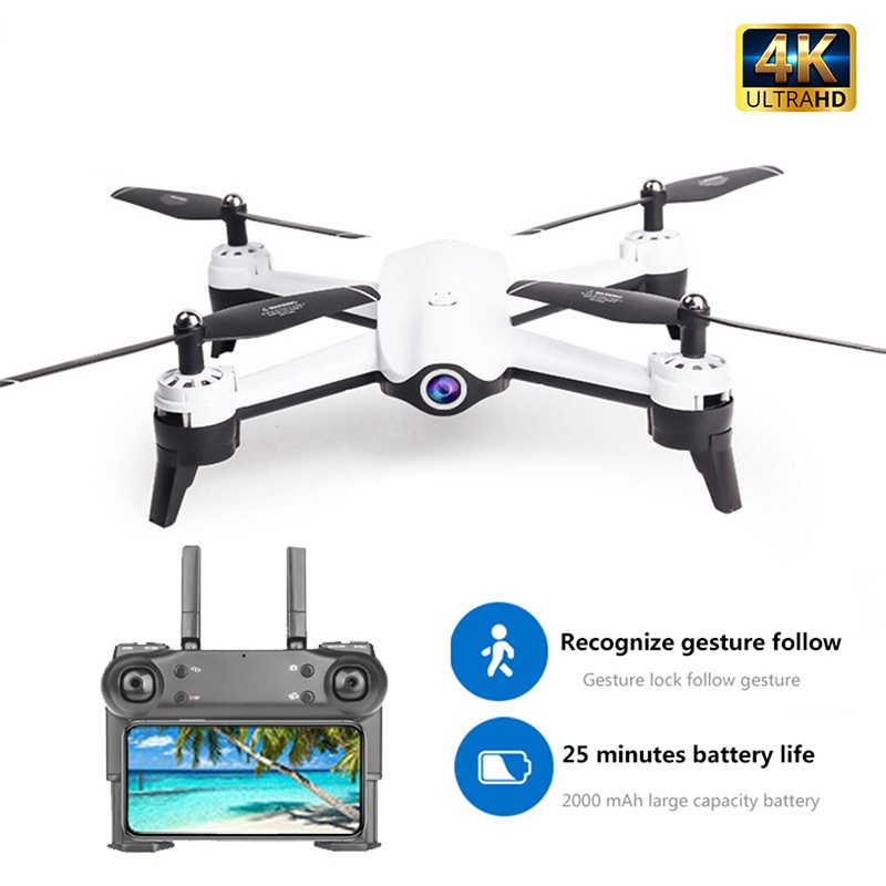 

S165 Drone 4K HD Camera 1080P Optical Flow PositioningDual Camera Dron Gps Drone Quadcopter 25 Minutes Long, Black