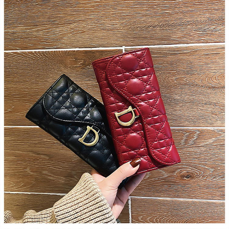 

Women Long Wallet Many Departments Female Wallets Clutch Lady Purse Zipper Phone Pocket Card Holder