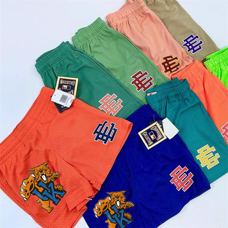 

Men's Shorts Eric Emanuel EE Basic Fitness Fast Dry Breathable Sports Fashion Basketball Jogging Mesh, White;black