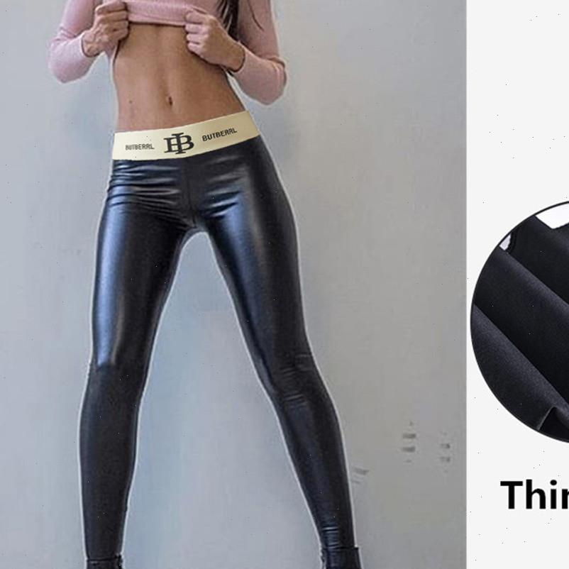 

summer leather leggins imitation womens leggings lace up buttocks and slim workout nine minute ladies pants jeggings, Black