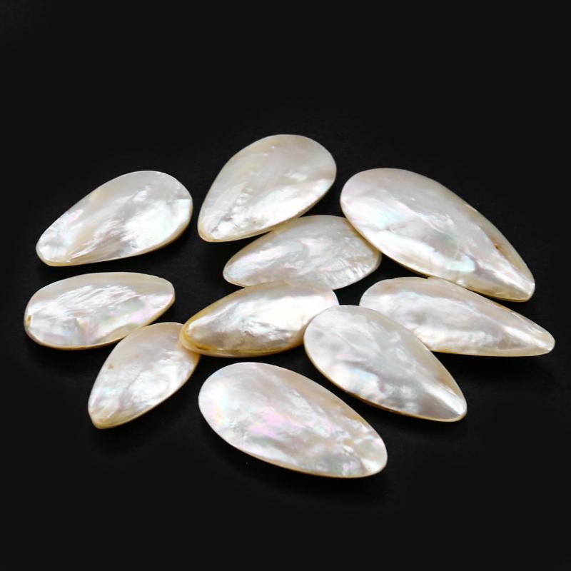 

Charms 1pc Two-Side Natural Sea Shell Long Water Drop Pendant Tear Charm White MOP Beads DIY Making Necklace Earring Jewelry Accessory, Bronze;silver